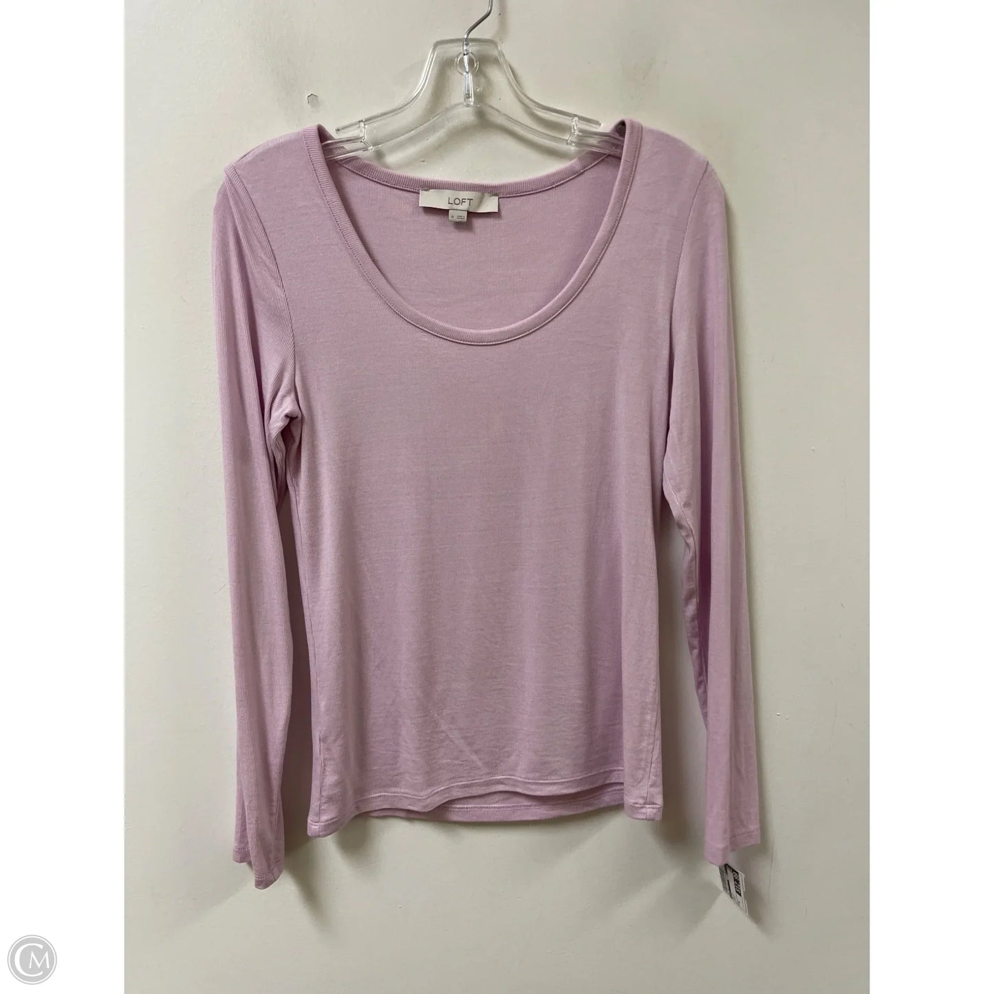 Top Long Sleeve By Loft In Purple, Size: M