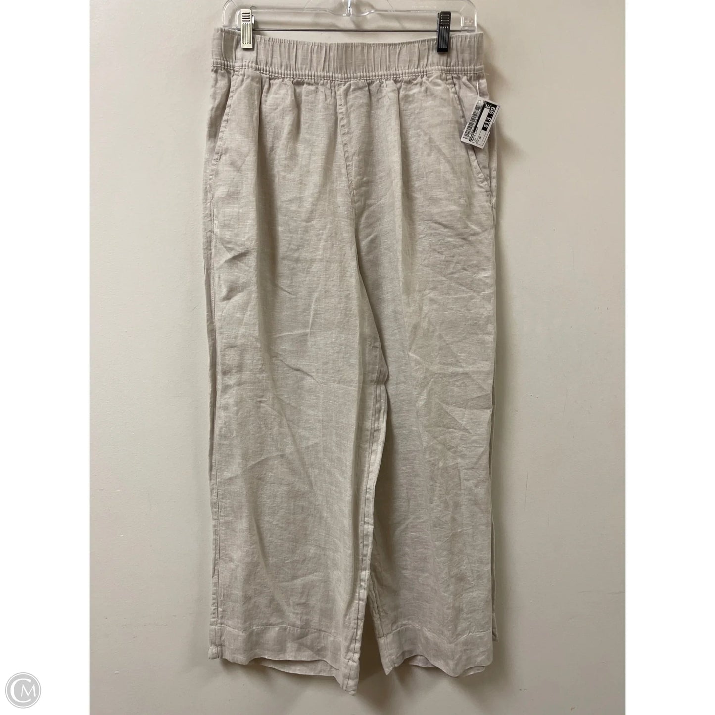 Pants Linen By Tahari In Tan, Size: 10