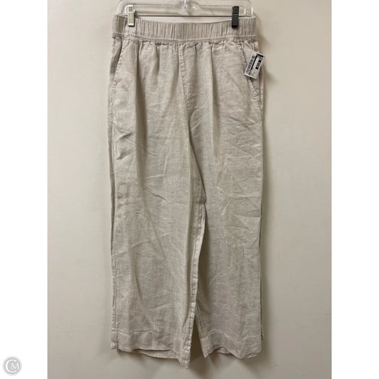 Pants Linen By Tahari In Tan, Size: 10