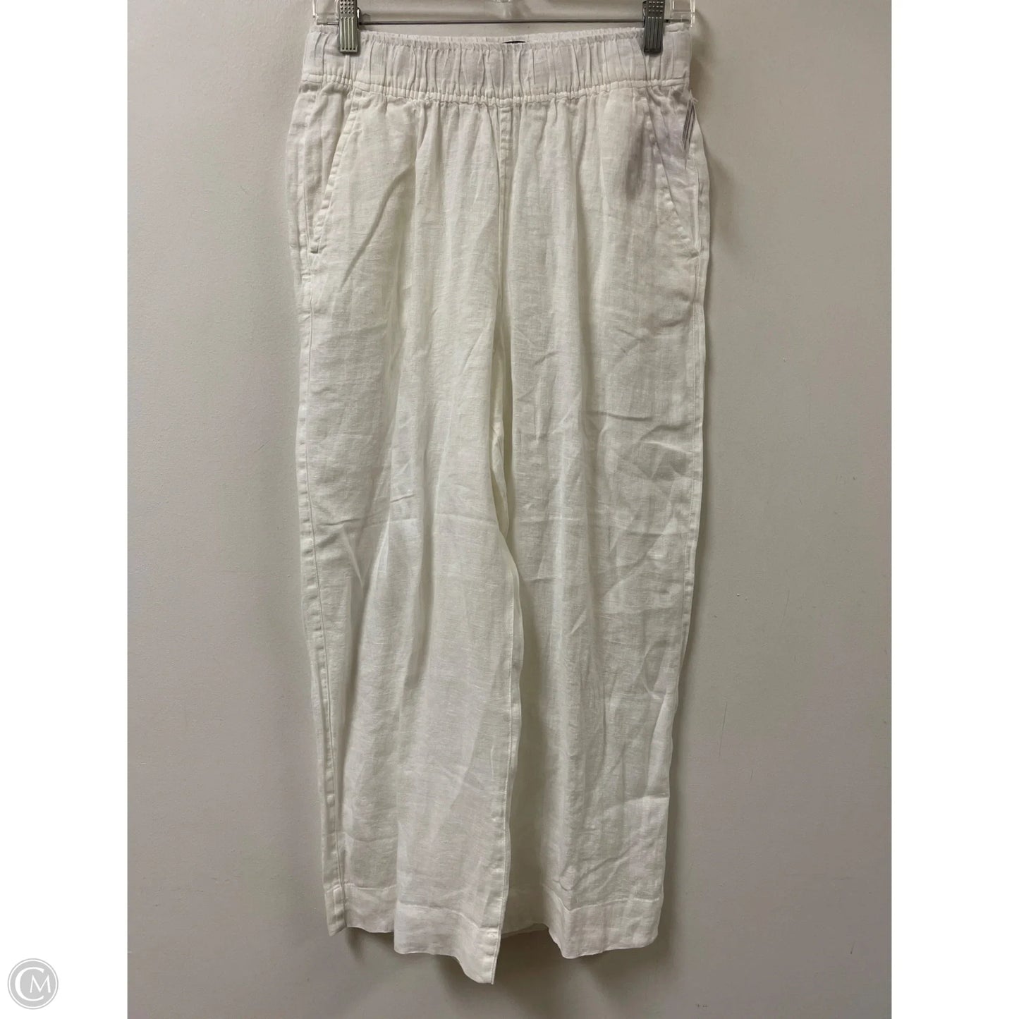 Pants Linen By Tahari In White, Size: 10
