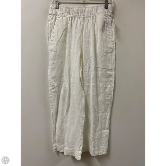 Pants Linen By Tahari In White, Size: 10