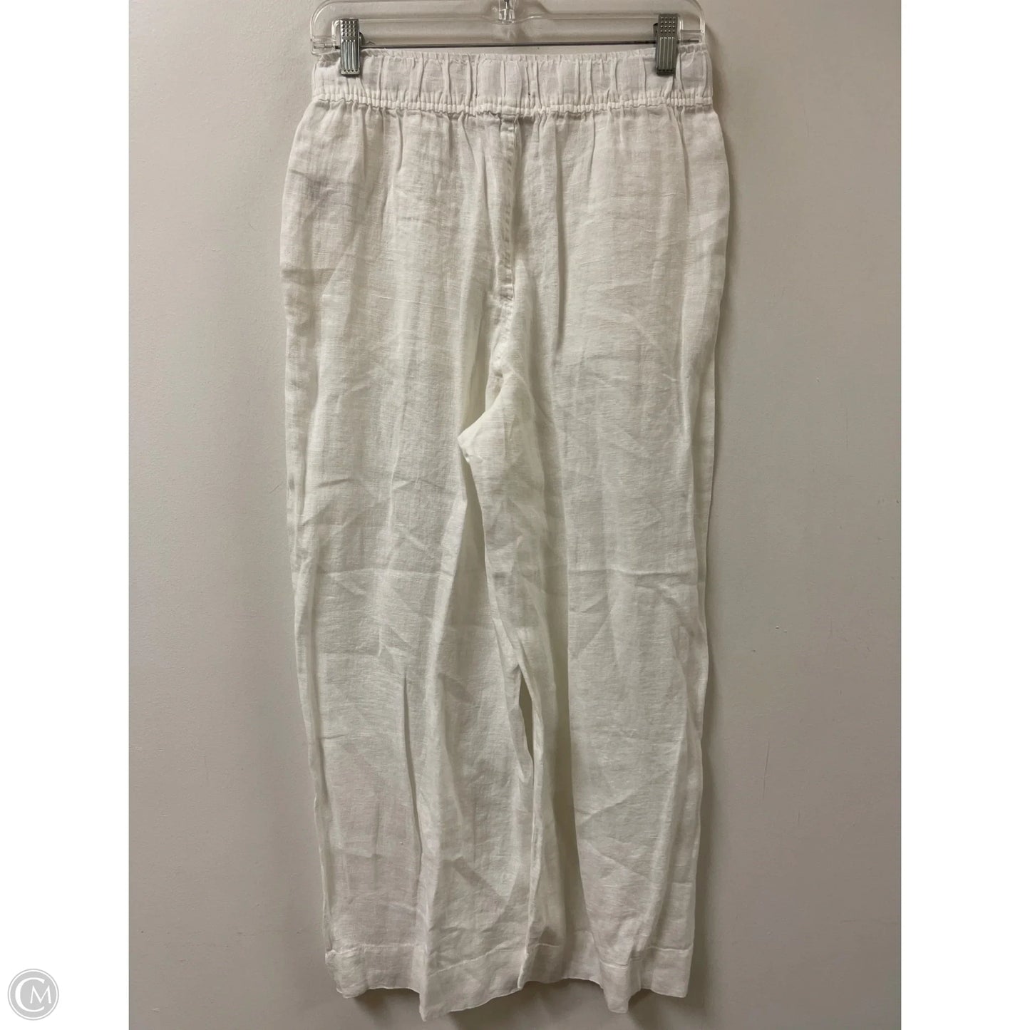 Pants Linen By Tahari In White, Size: 10