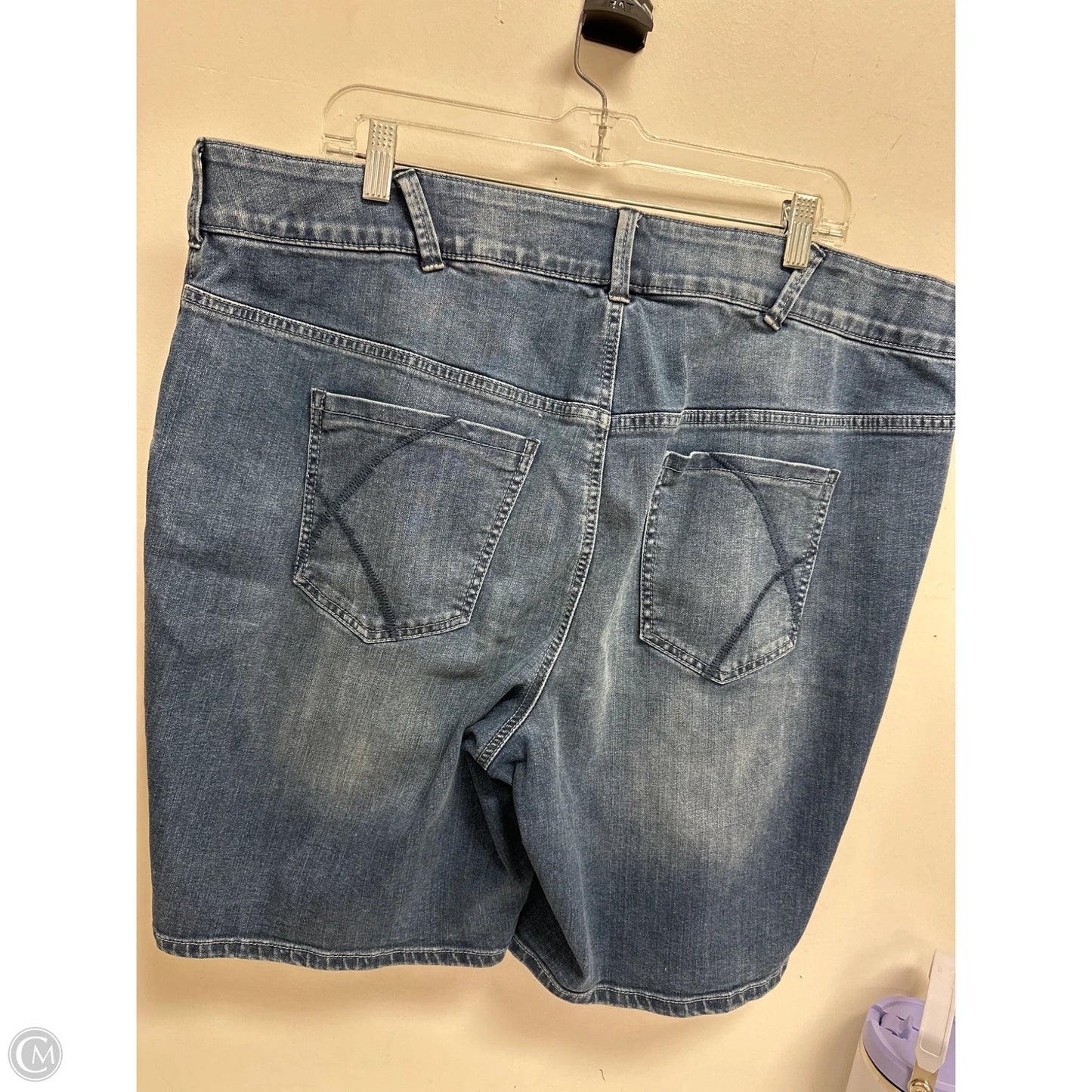 Shorts By Lane Bryant In Blue Denim, Size: 22