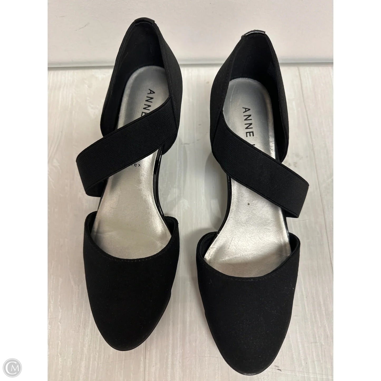Shoes Heels Wedge By Anne Klein In Black, Size: 8