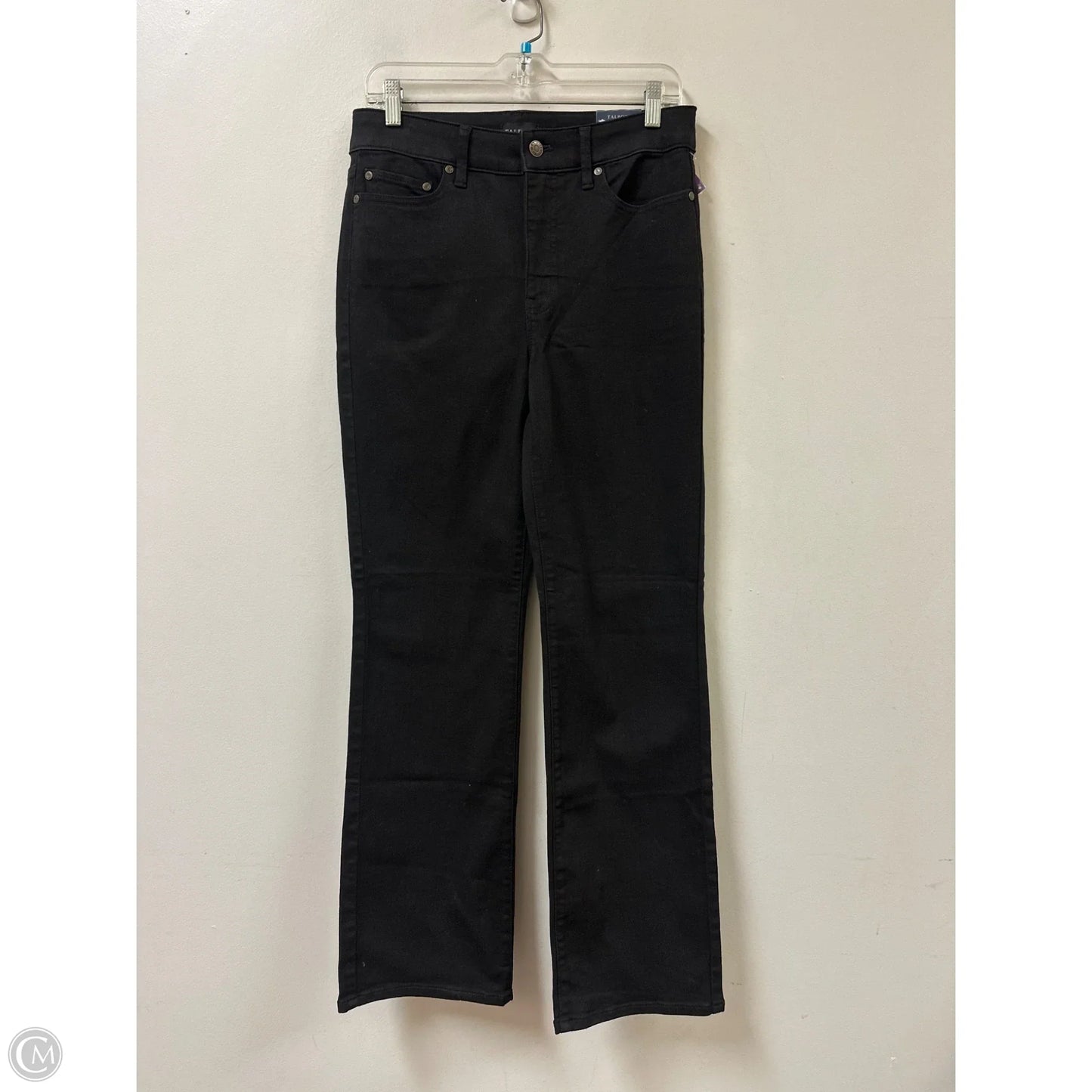 Jeans Straight By Talbots In Black, Size: 8