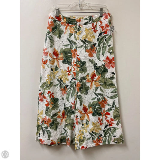 Pants Wide Leg By Chicos In Multi-colored, Size: 10