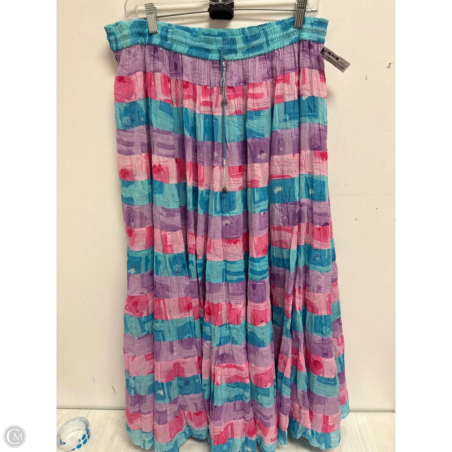 Skirt Maxi By Clothes Mentor In Blue & Purple, Size: Osfm