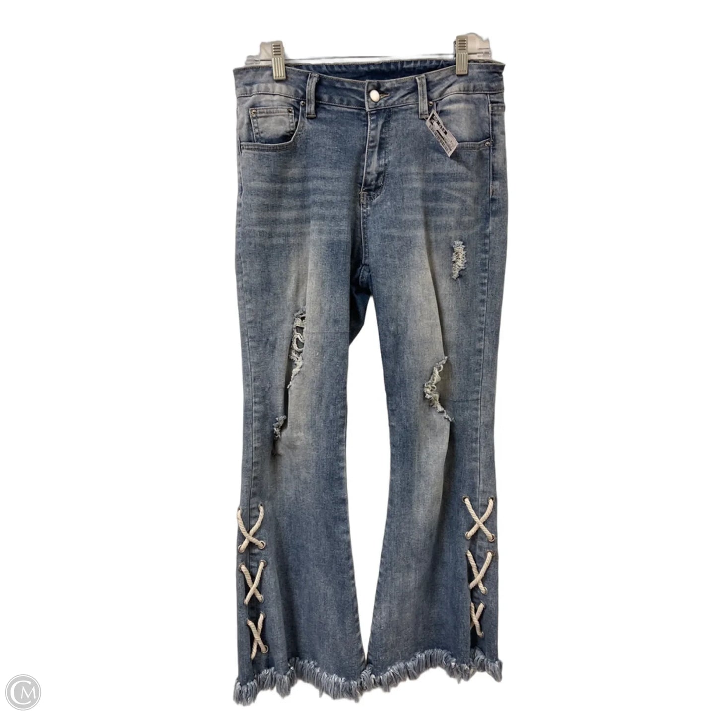 Jeans Flared By Hayden La In Blue Denim, Size: 8