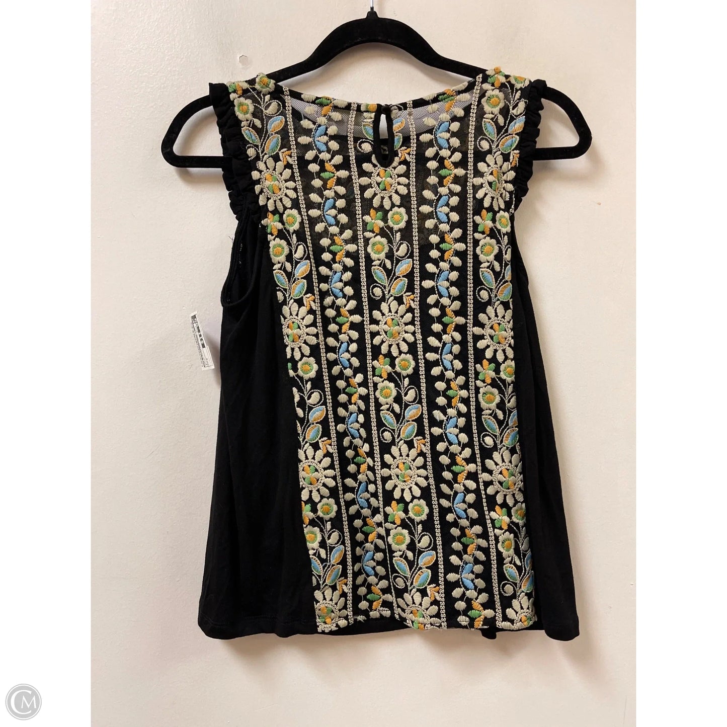 Top Sleeveless By Eri + Ali In Black, Size: S