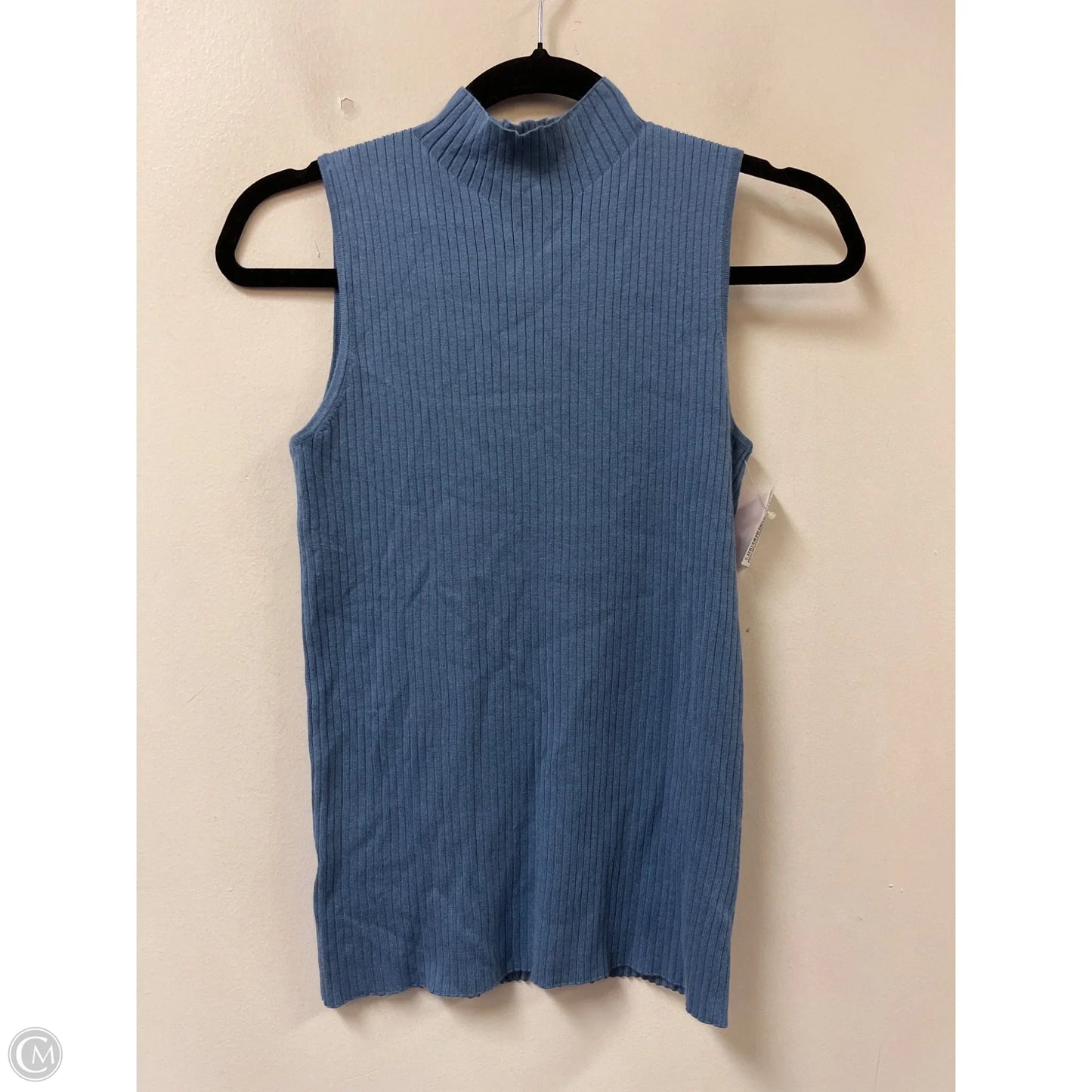 Top Sleeveless By Ann Taylor In Blue, Size: S