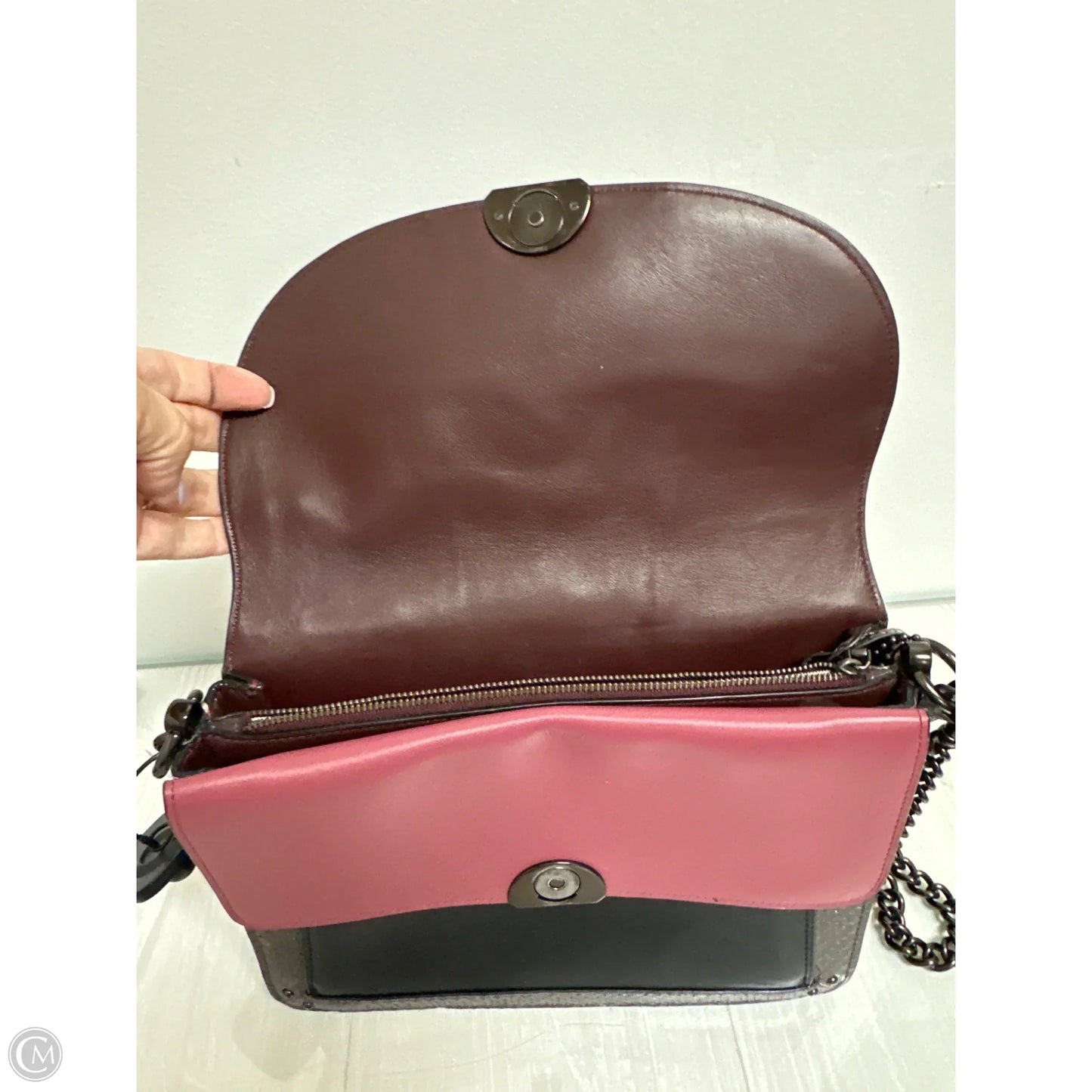 Handbag Designer By Coach, Size: Large