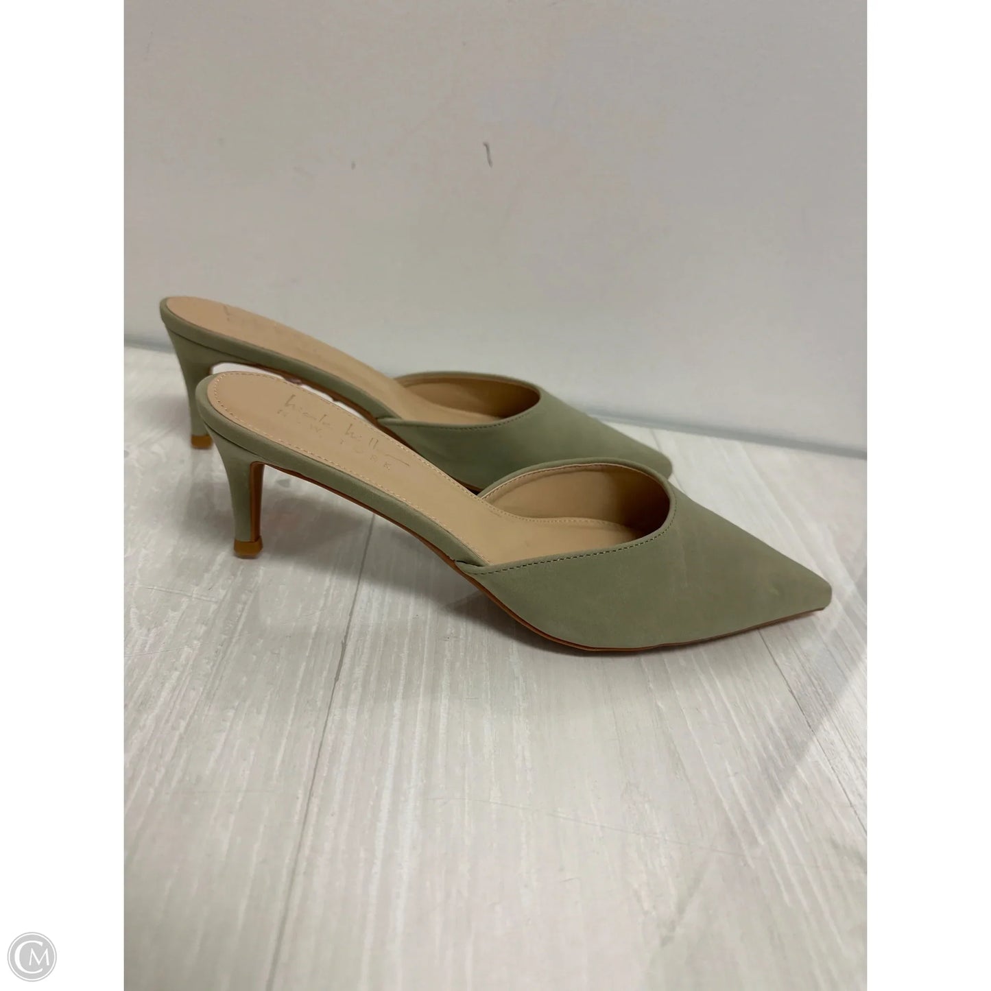 Shoes Heels Kitten By Nicole Miller In Green, Size: 9