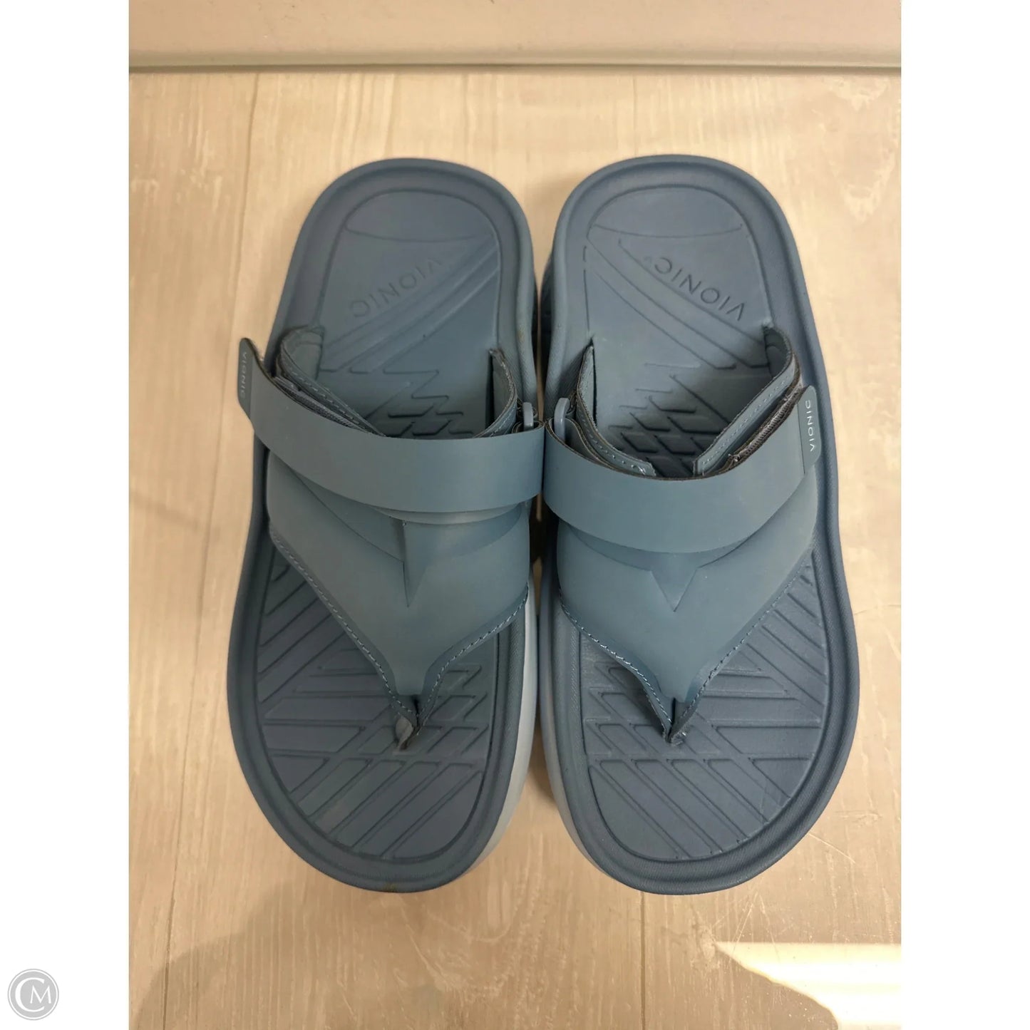 Sandals Flip Flops By Vionic In Blue, Size: 7