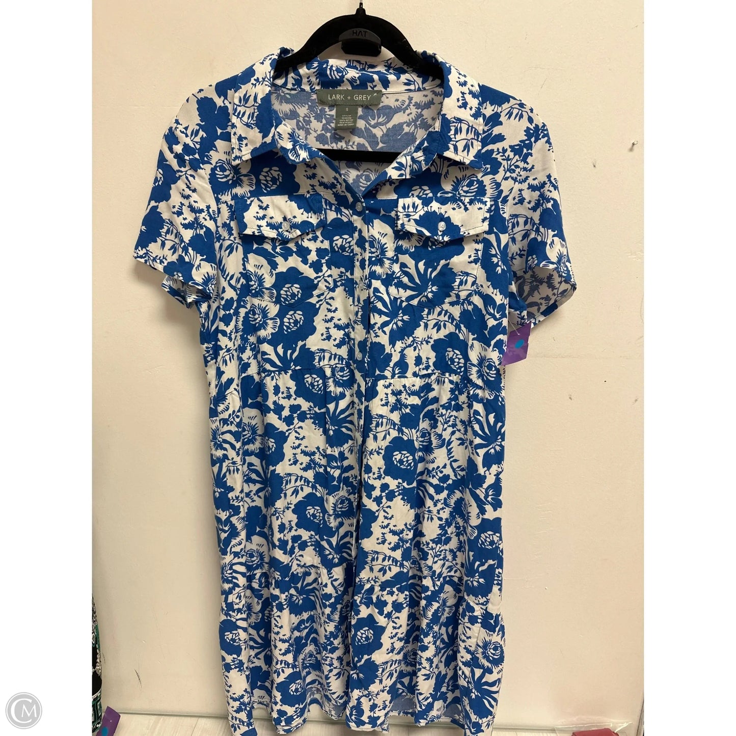 Dress Casual Midi By Clothes Mentor In Blue, Size: S