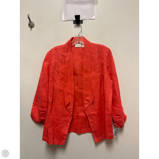 Blazer By Chicos In Coral, Size: M