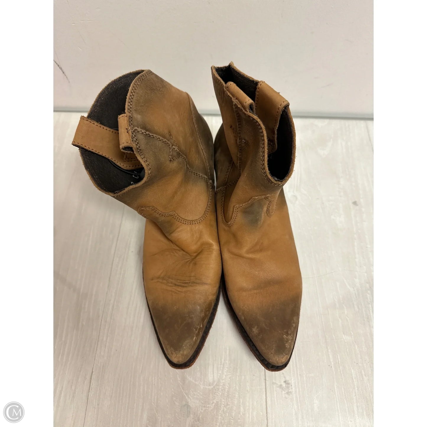 Boots Western By Clothes Mentor In Tan, Size: 7