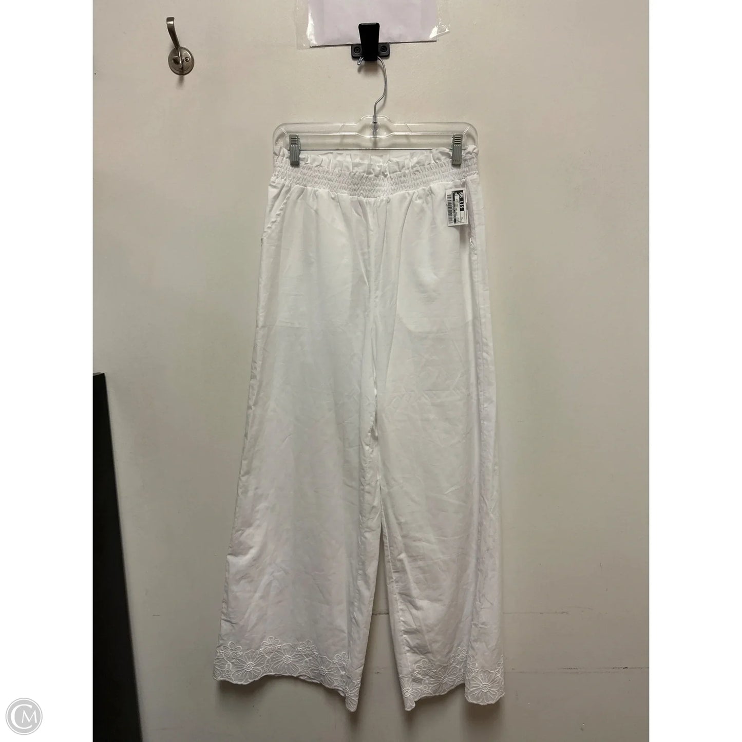 Pants Wide Leg By Clothes Mentor In White, Size: 8
