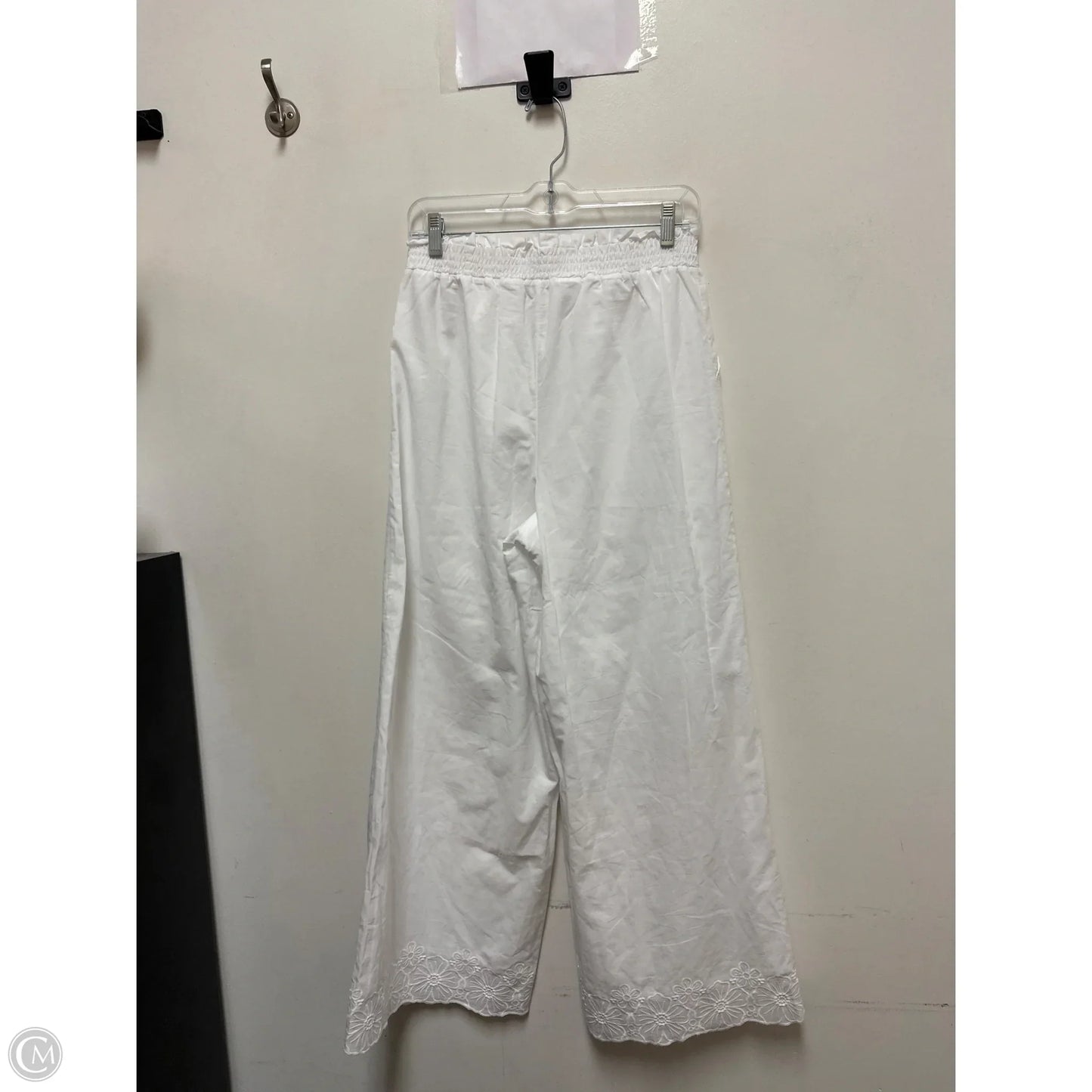 Pants Wide Leg By Clothes Mentor In White, Size: 8