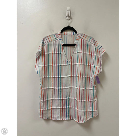Top Short Sleeve By Clothes Mentor In Multi-colored, Size: Xl