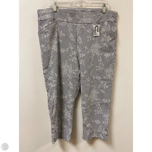 Capris By Chicos In Black & White, Size: 16