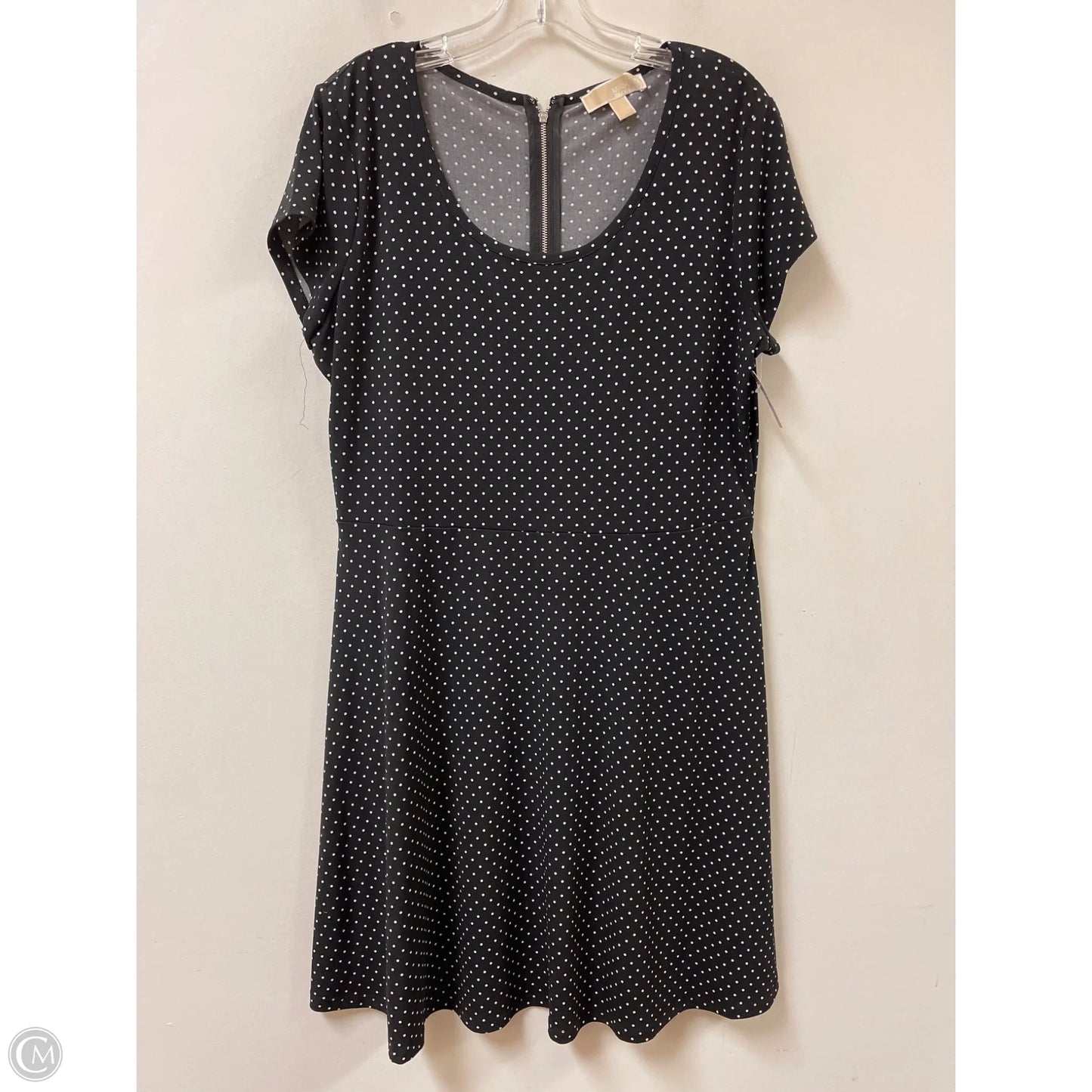 Dress Casual Midi By Michael By Michael Kors In Polkadot Pattern, Size: Xl