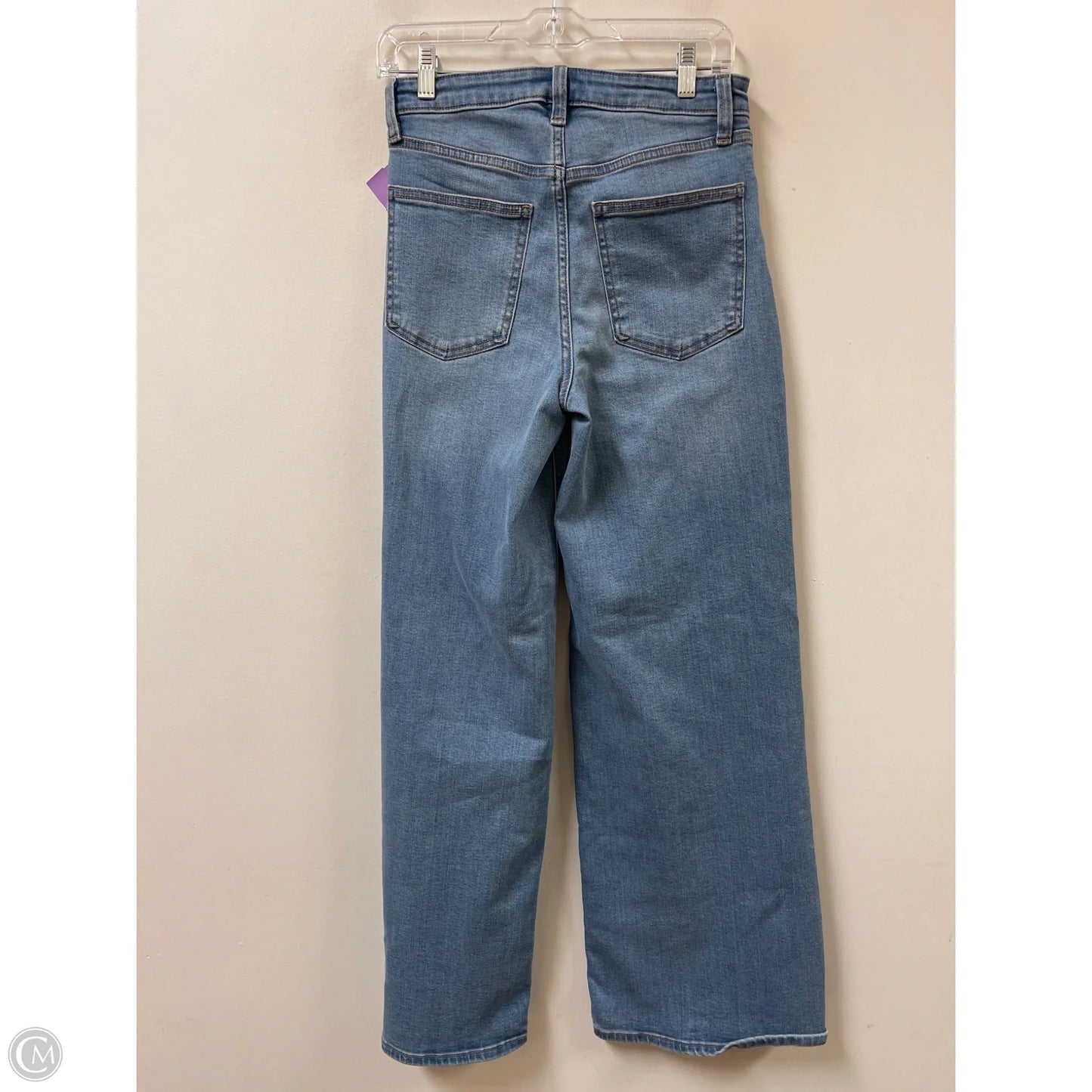 Jeans Wide Leg By Universal Thread In Blue Denim, Size: 8