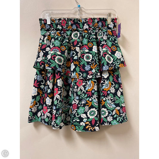 Skirt Mini & Short By Loft In Floral Print, Size: 2