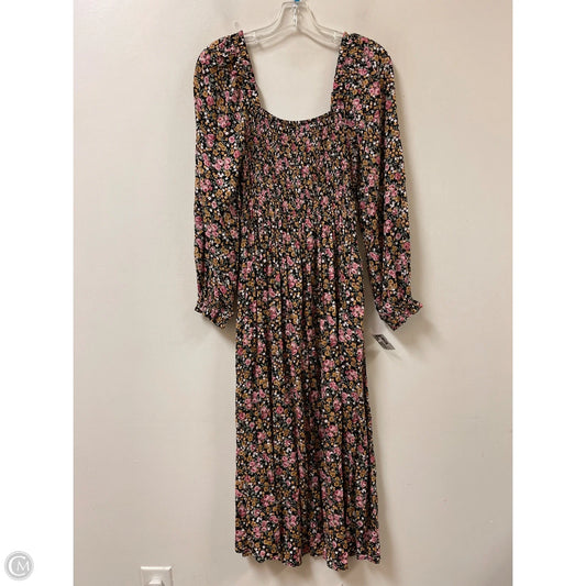 Dress Casual Midi By Clothes Mentor In Floral Print, Size: S