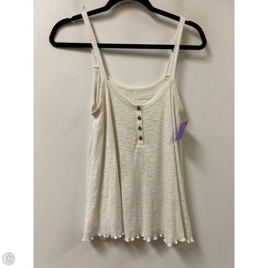 Top Sleeveless By American Eagle In Cream, Size: Xs