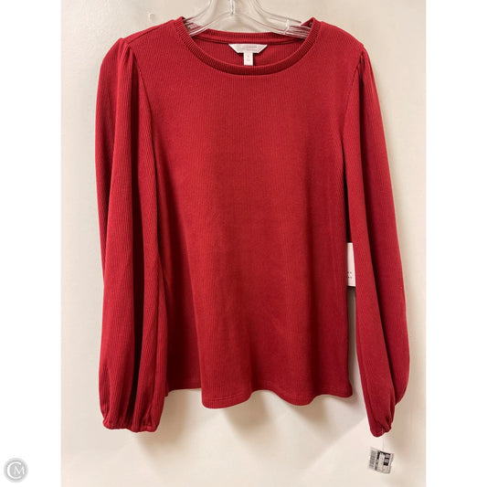 Top Long Sleeve By Lc Lauren Conrad In Red, Size: S