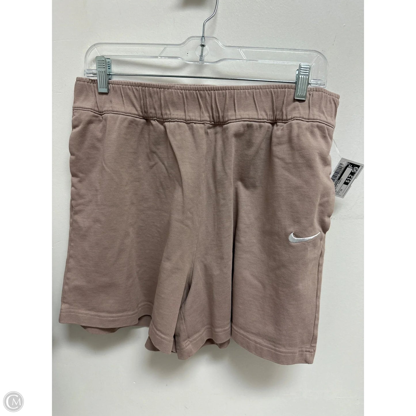Athletic Shorts By Nike Apparel In Tan, Size: 12