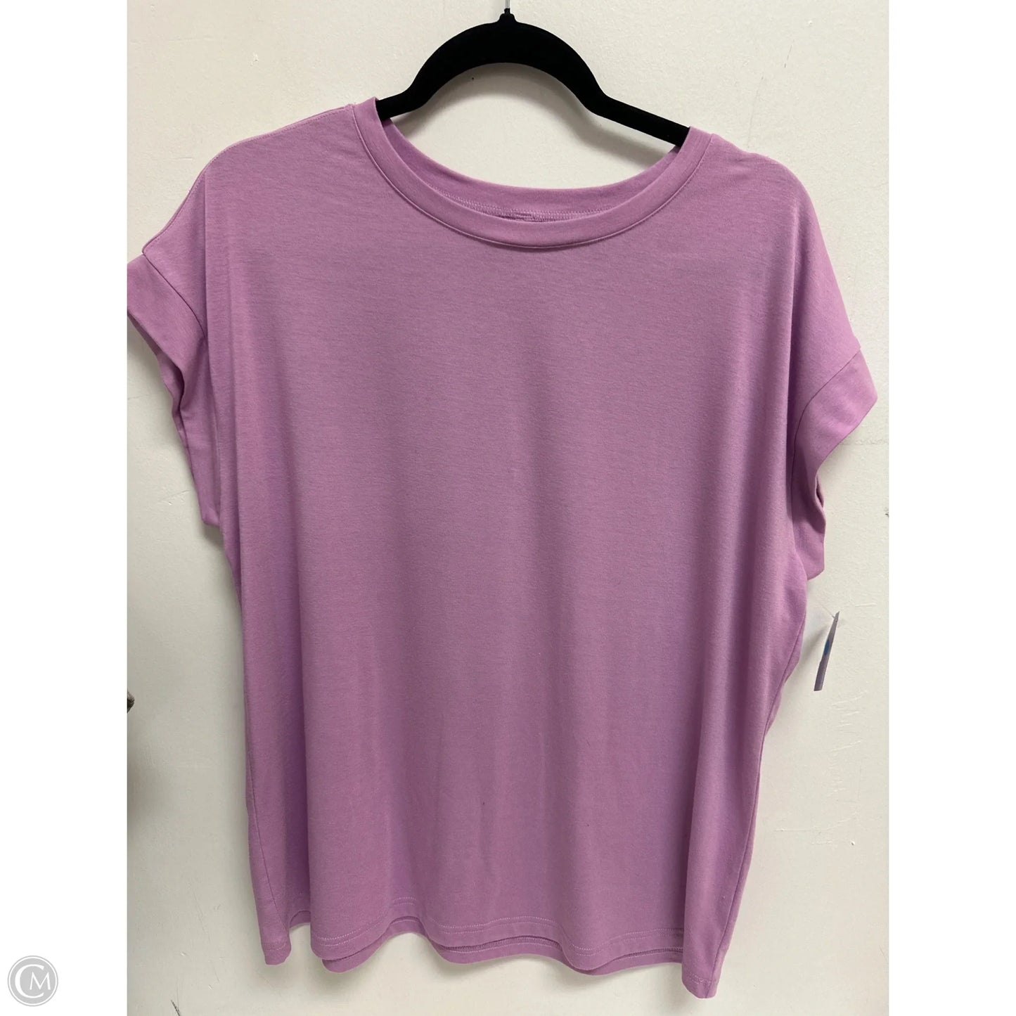 Top Short Sleeve By Clothes Mentor In Purple, Size: L