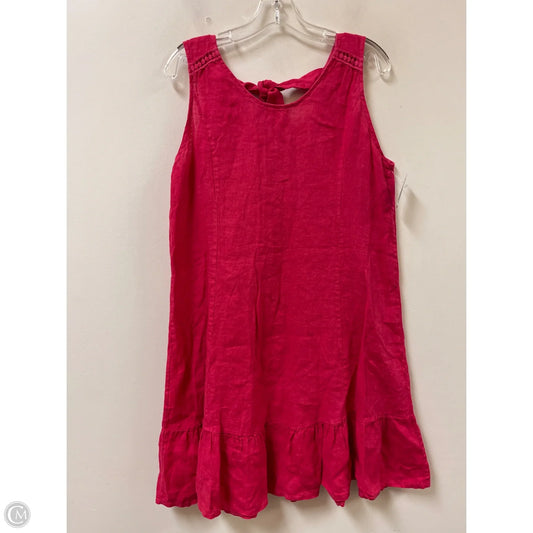 Dress Casual Midi By Terzo Millennio In Pink, Size: L