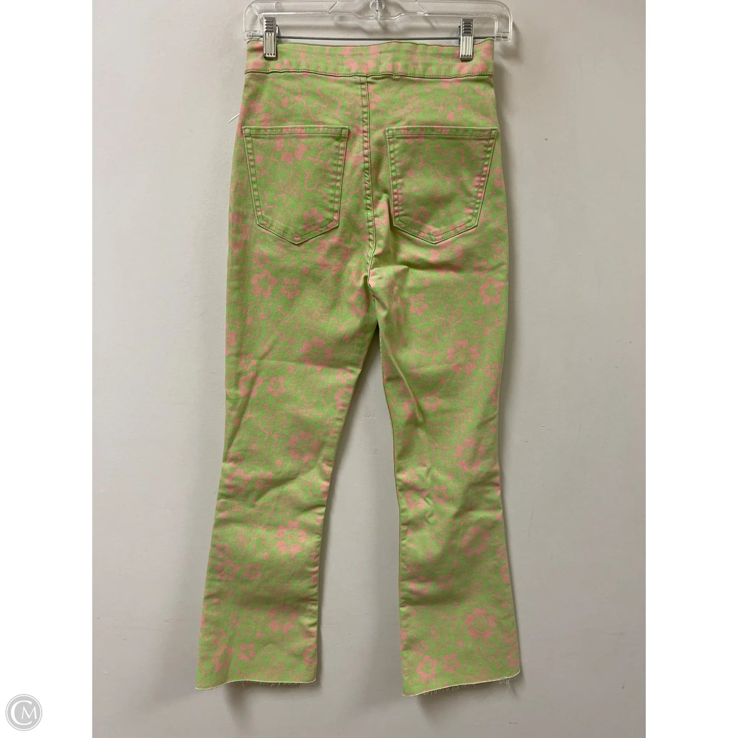 Jeans Flared By Zara In Grey, Size: 6