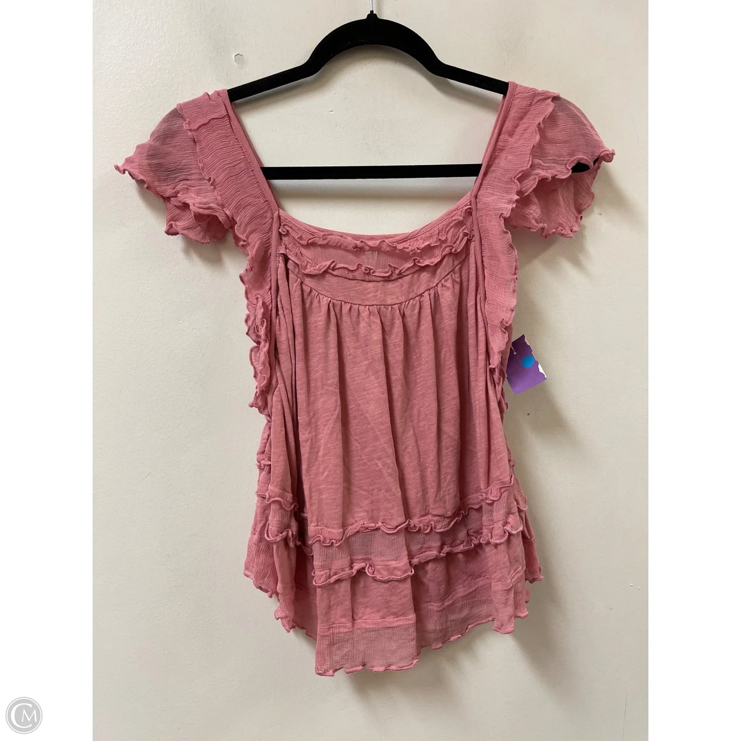 Top Sleeveless By Anthropologie In Pink, Size: S