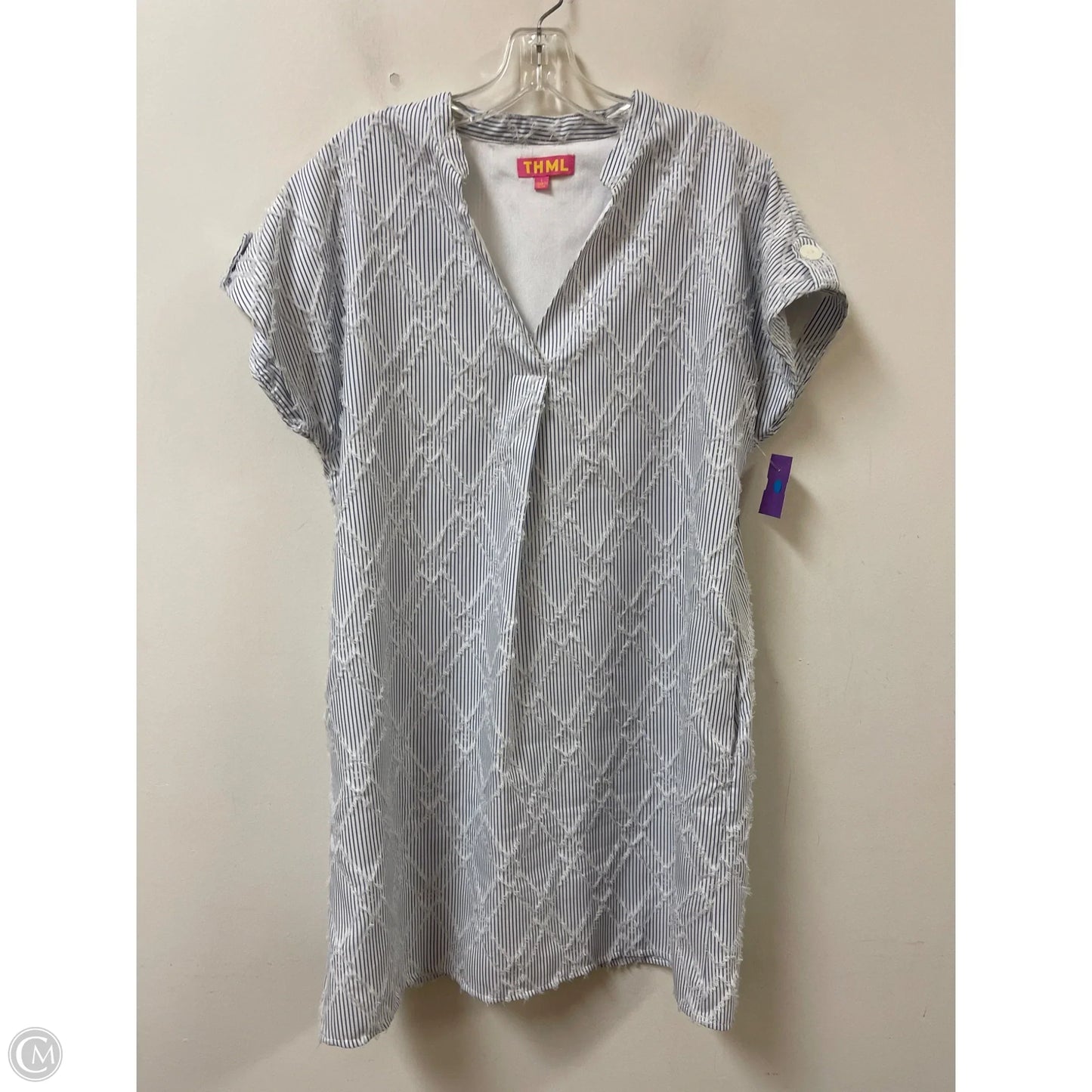 Dress Casual Midi By Thml In Blue, Size: L