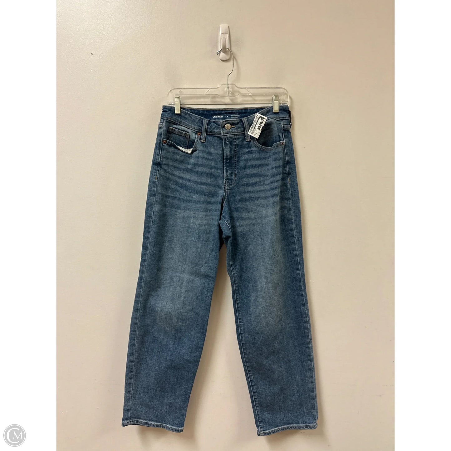 Jeans Straight By Old Navy In Blue Denim, Size: 6
