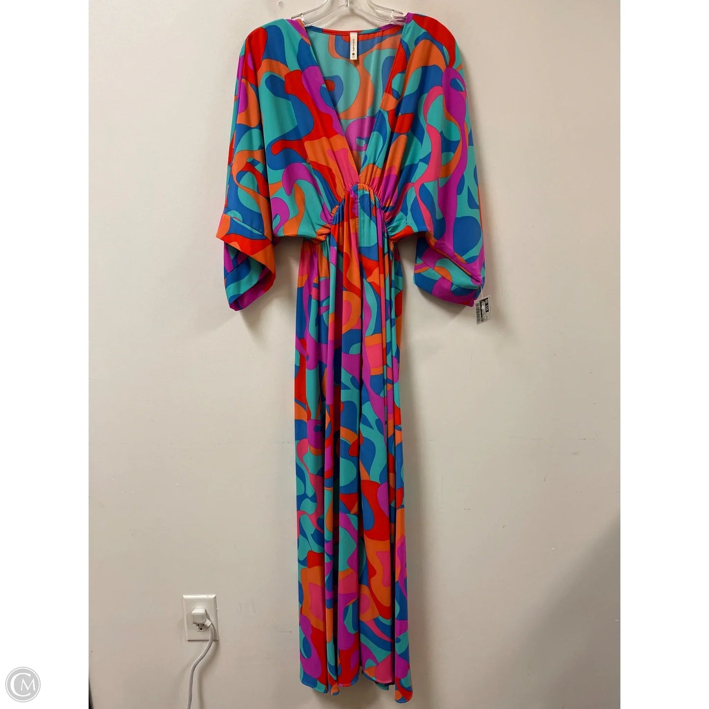 Dress Casual Maxi By Tyche In Nautical Print, Size: M