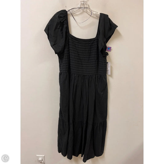 Dress Casual Maxi By Terra & Sky In Black, Size: L