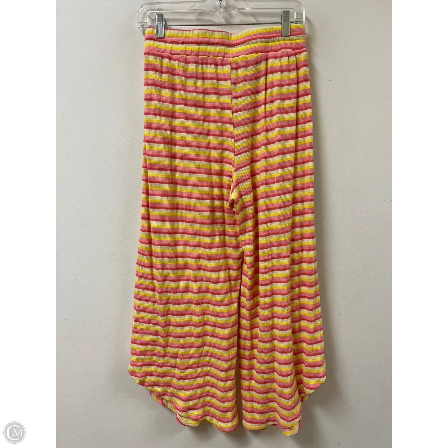 Pants Lounge By Clothes Mentor In Pink & Yellow, Size: 12
