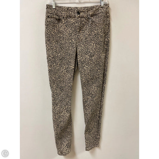 Jeans Skinny By Seven 7 In Animal Print, Size: 8