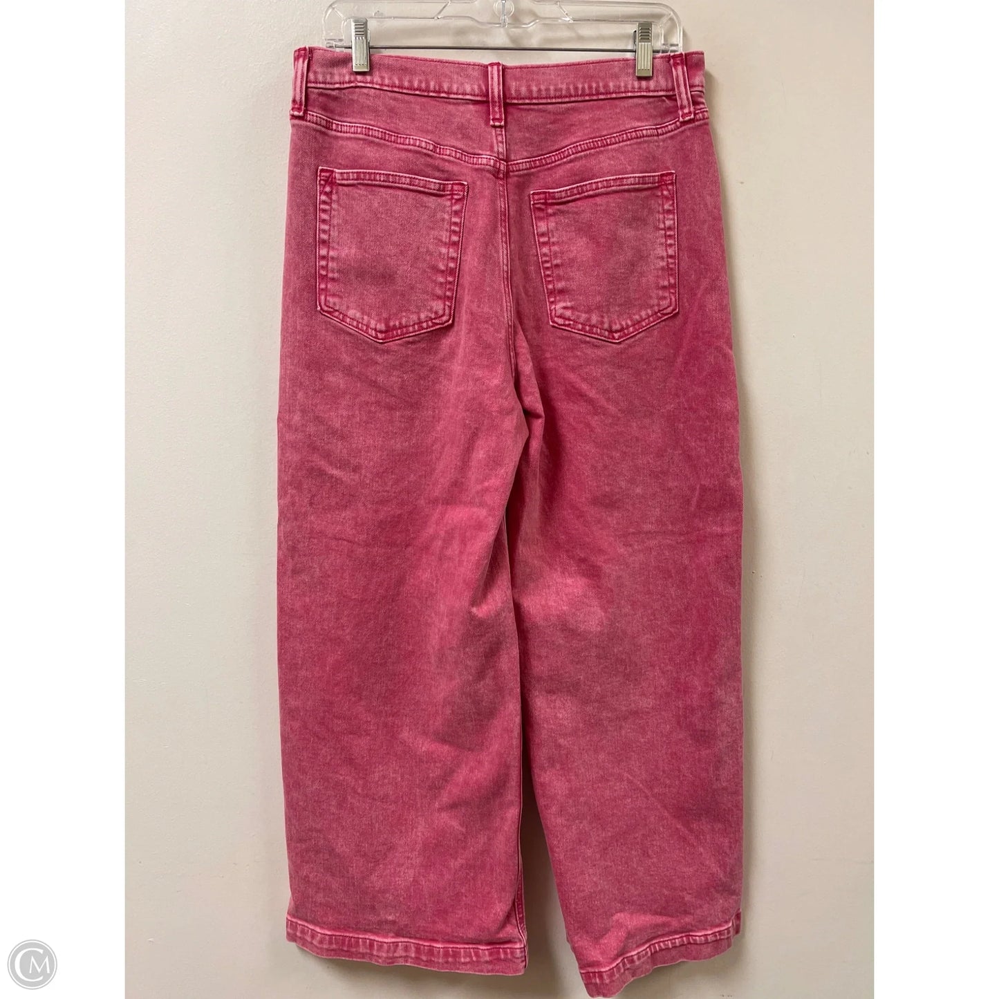 Jeans Wide Leg By Gap In Pink, Size: 10