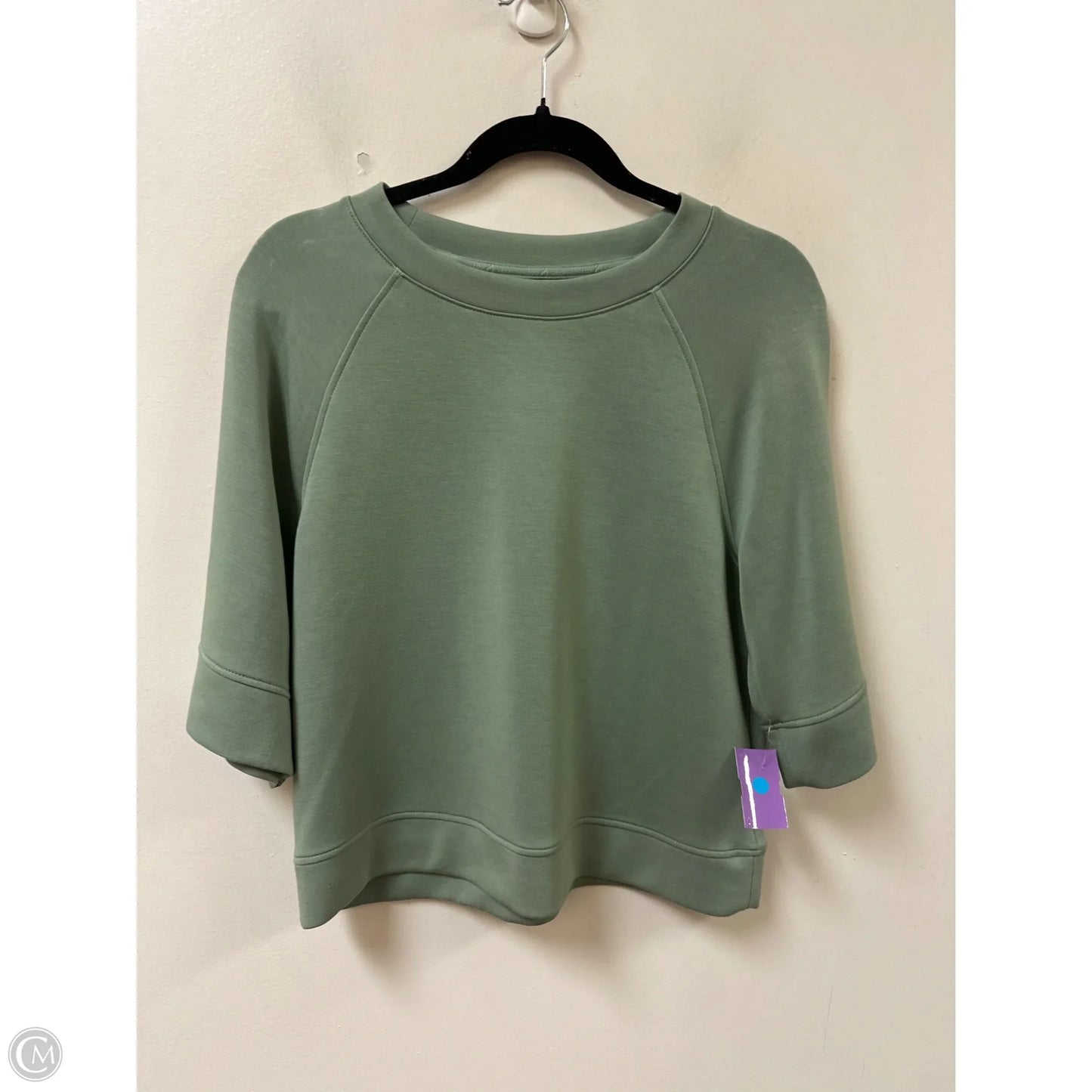 Sweater Short Sleeve By Lou And Grey In Green, Size: Xs
