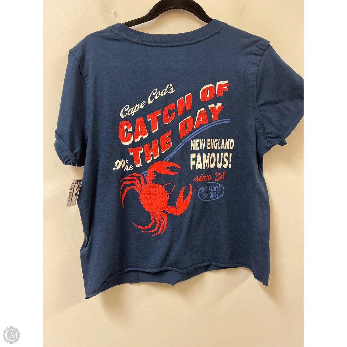 Top Short Sleeve By Maeve In Navy, Size: S