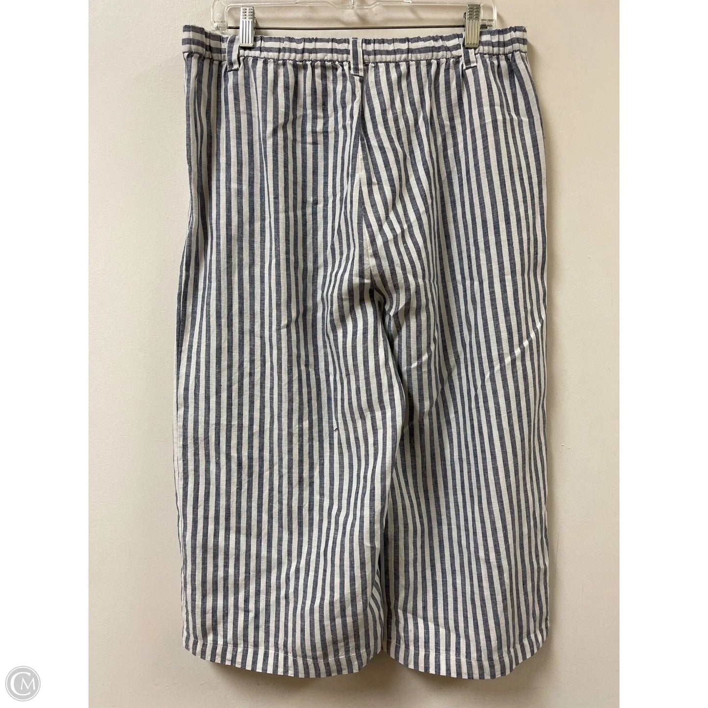 Pants Linen By Ellen Tracy In Blue, Size: 12