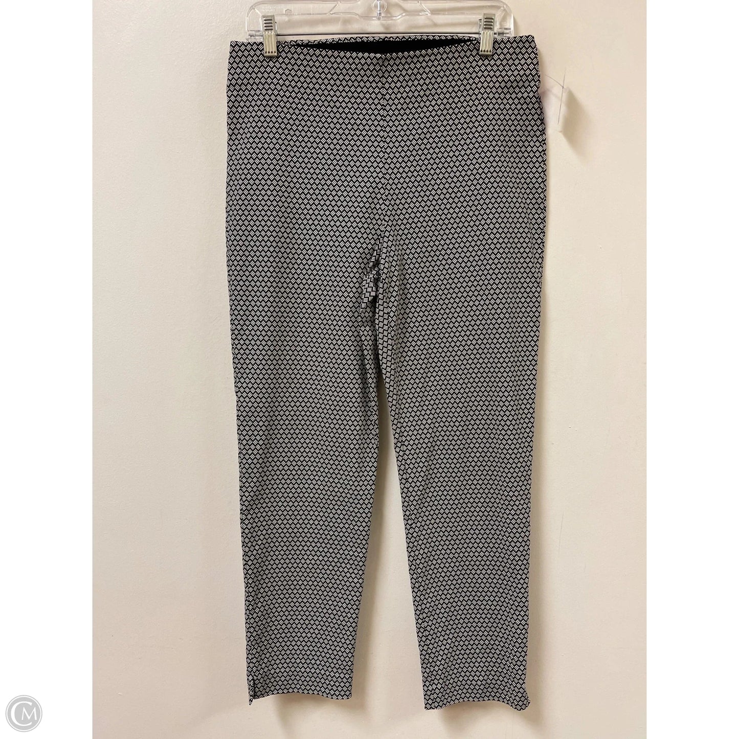 Pants Leggings By Counterparts In Black & White, Size: 8