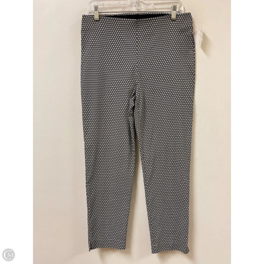 Pants Leggings By Counterparts In Black & White, Size: 8