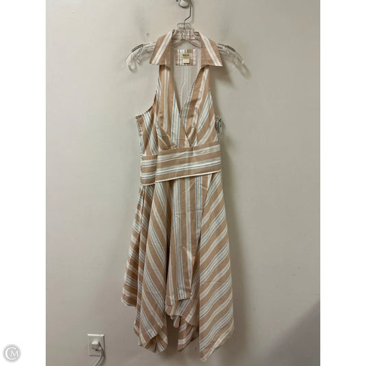 Dress Casual Maxi By Maeve In Tan, Size: M