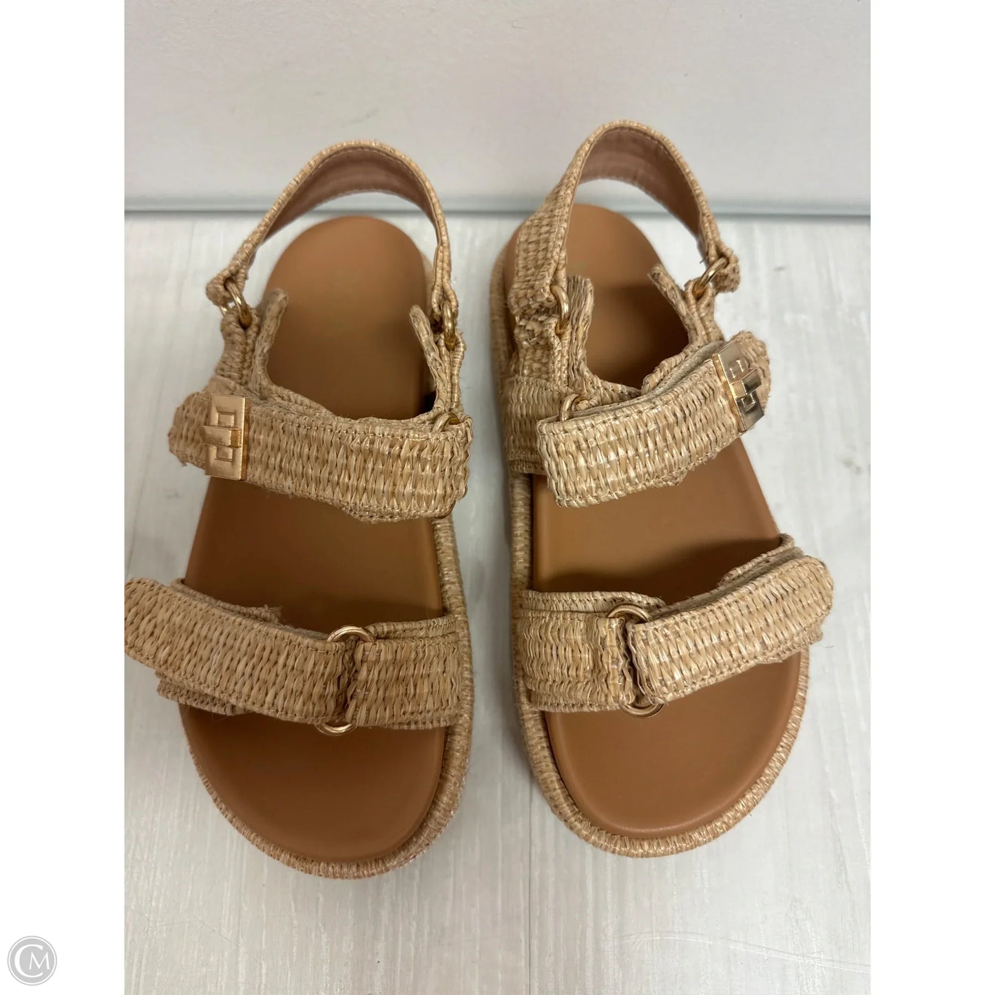 Sandals Flats By Mia In Tan, Size: 6.5