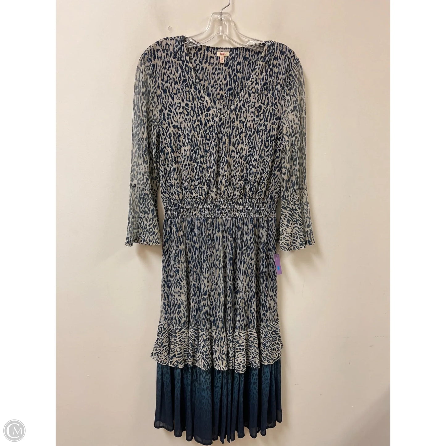 Dress Casual Maxi By Reba In Blue, Size: M